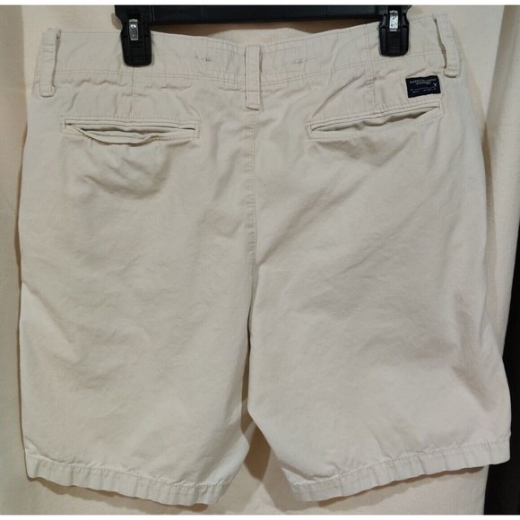 Men's American Eagle "Prep Length" Khaki Chino Shorts W33 X L9,  9" Inseam. - Picture 6 of 12